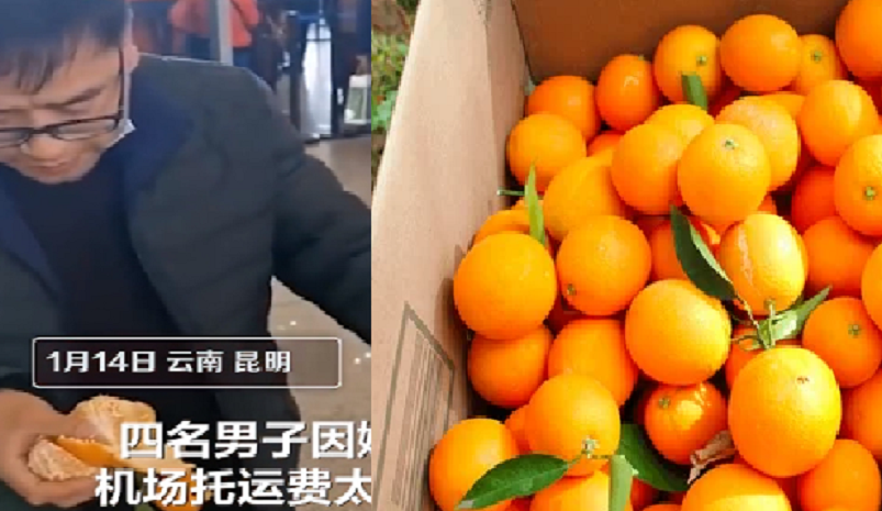 4 bărbați au mâncat 30 Kg de portocale